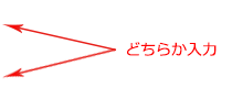 どちらか入力